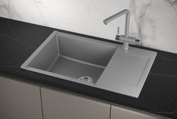 Кухонная мойка Granula 7807, АЛЮМИНИУМ