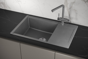 Кухонная мойка Granula 7807, ГРАФИТ