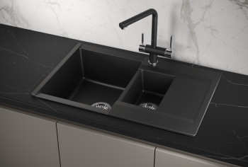 Кухонная мойка Granula 7808, ШВАРЦ