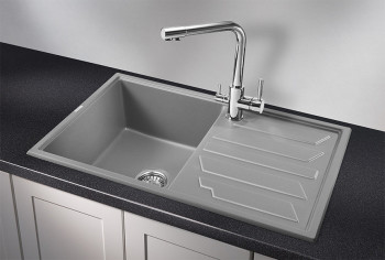 Кухонная мойка Granula 8002, АЛЮМИНИУМ