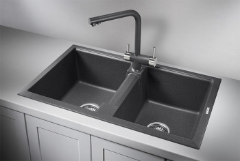Кухонная мойка Granula 8101, ГРАФИТ