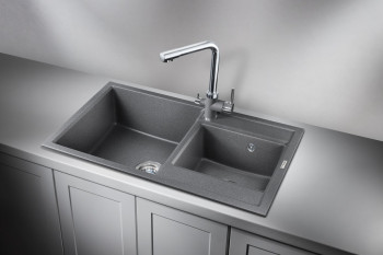 Кухонная мойка Granula 8201, ГРАФИТ