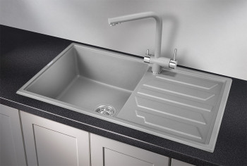 Кухонная мойка Granula 8601, АЛЮМИНИУМ