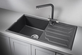 Кухонная мойка Granula 8601, ГРАФИТ