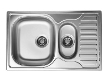 Кухонная мойка UKINOX Комфорт COL780.490 15GT8K 2L, 49*78