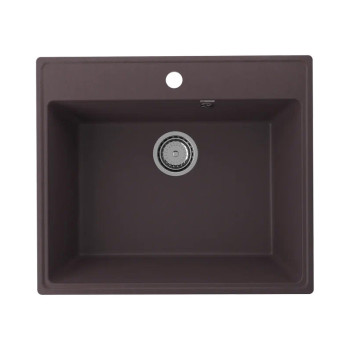 Кухонная мойка Ulgran Quartz Forte 580-06, трюфель