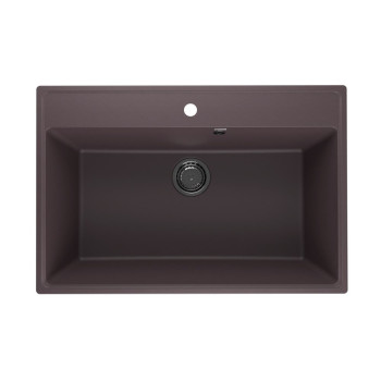 Кухонная мойка Ulgran Quartz Forte 760-06, трюфель