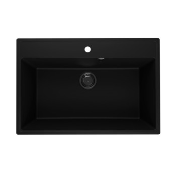 Кухонная мойка Ulgran Quartz Forte 760-07, уголь