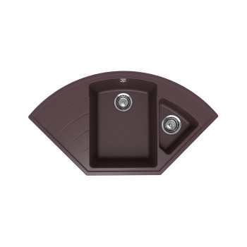 Кухонная мойка Ulgran Quartz Marta 1000-06, трюфель