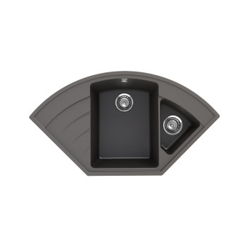 Кухонная мойка Ulgran Quartz Marta 1000-09, асфальт