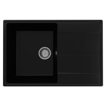 Кухонная мойка Ulgran Quartz Prima 750-07, уголь