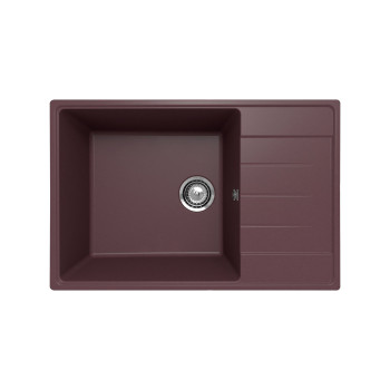 Кухонная мойка Ulgran Quartz Prima 760-06, трюфель