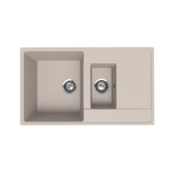 Кухонная мойка Ulgran Quartz Prima 860 1,5K-02, лен