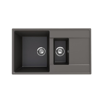 Кухонная мойка Ulgran Quartz Prima 860 1,5K-09, асфальт