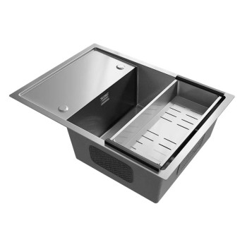 Кухонная мойка Ulgran Steel 680x500, брашированная сталь