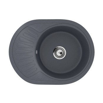 Кухонная мойка Ulgran U-107м-343, антрацит