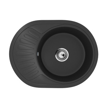 Кухонная мойка Ulgran U-107м-344, ультра-черный