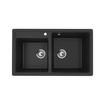 Кухонная мойка Ulgran U-200-344, ультра-черный