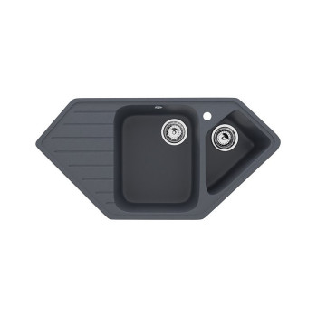 Кухонная мойка Ulgran U-409-343, антрацит