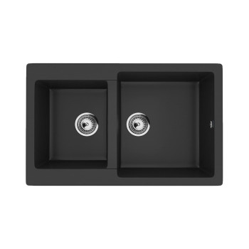 Кухонная мойка Ulgran U-505-344, ультра-черный