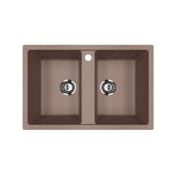 Кухонная мойка Ulgran U-608-307, терракот