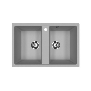 Кухонная мойка Ulgran U-608-342, графит