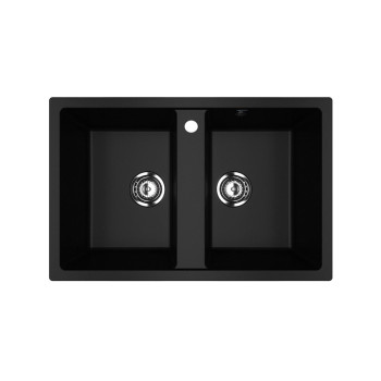 Кухонная мойка Ulgran U-608-344, ультра-черный