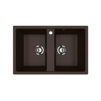 Кухонная мойка Ulgran U-608-345, шоколад
