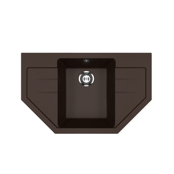 Кухонная мойка Ulgran U-609-345, шоколад