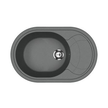 Кухонная мойка Ulgran U-610-343, антрацит