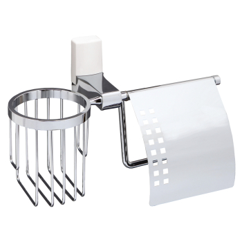 Leine K-5059WHITE Держатель туалетной бумаги и освежителя
