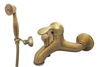 M&Z DLZ00514 Delizia Смеситель для ванны, с душевым набором, БРОНЗА