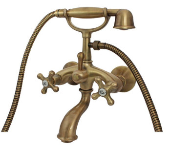 M&Z EPC00521 Epoca Смеситель для ванны с душевым набором, БРОНЗА
