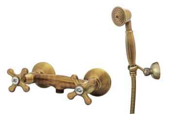 M&Z EPC01502 Epoca Смеситель для душа с душевым набором, БРОНЗА