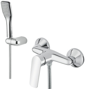 M&Z LGA00801 Laguna Смеситель для душа с душевым набором, ХРОМ