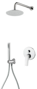 M&Z LGA02807 Laguna Душевая система для душа Ø200/-- мм, 1/1 режим, скрытый монтаж, ХРОМ