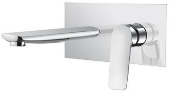 M&Z LGA04400 Laguna Смеситель для раковины 235 мм, настен., Комплект, ХРОМ