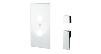 M&Z LRN63002 Lauren Смеситель для душа встраиваемый, Комплект, ЧЁРНЫЙ МАТОВЫЙ