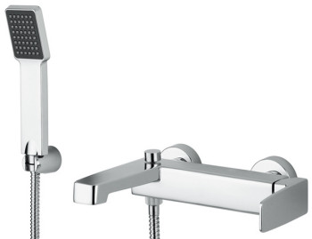 M&Z NGM00500 New Geometry Смеситель для ванны, с душевым набором, ХРОМ