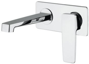 M&Z NGM04400 New Geometry Смеситель для раковины 228 мм, настен., Комплект, ХРОМ