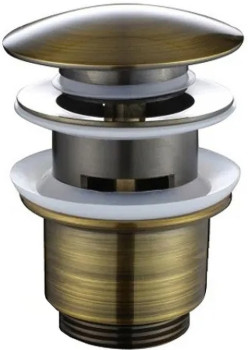 Margaroli 304/L Донный клапан Push-Open OLD BRONZE