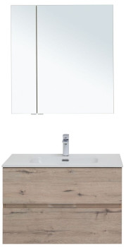 Мебель для ванной Aquanet Алвита New 80 2 ящика, дуб веллингтон белый