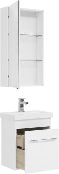 Мебель для ванной Aquanet Августа 50 (Moduo Slim) белый