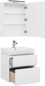 Мебель для ванной Aquanet Бруклин 60 белый