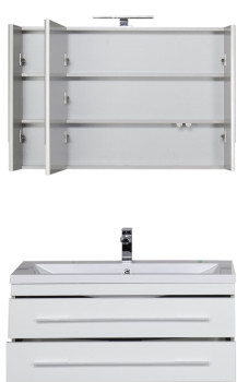 Мебель для ванной Aquanet Верона 100 белый (раковина Нота 158753)