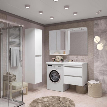 Мебель для ванной Фреш 120 чаша справа под стиральную машину