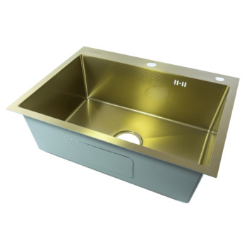 Мойка для кухни Fmark FSC6050C, матовое золото