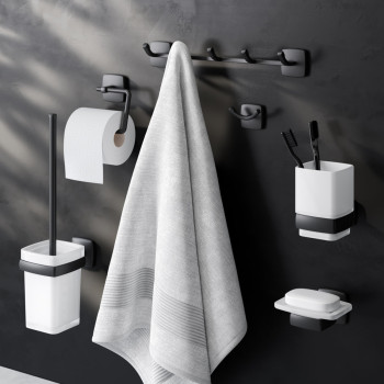 Набор аксессуаров для зоны красоты и туалета, черный