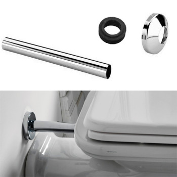 Набор для подключения скрытого смывного бачка к напольному унитазу d=40мм, цвет: хром