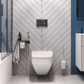 Набор подвесной унитаз с гигиеническим душем